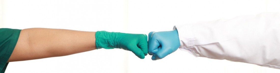 Why nitrile gloves are considered an ideal solution compared to vinyl gloves?