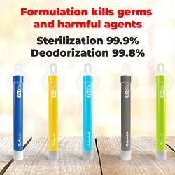 Dr Clo (sterilizing deodorant for household, utilizing Chlorine dioxide)