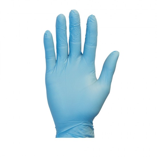 Blue Powder Free Nitrile Medical Grade Gloves (Large)