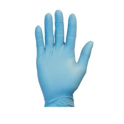 Blue Powder Free Nitrile Gloves (Large)