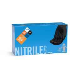 Black Powder Free Nitrile Gloves (Large)