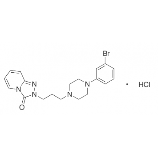 3-Dechloro-3-bromo Trazodone Hydrochloride