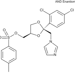 Cis-2-(2,4-dichlorophenyl)-2-(1H-imidazol-1yl-methyl)-4-(p-toluensulfonyl) oxymethyl-1,3-dioxolane