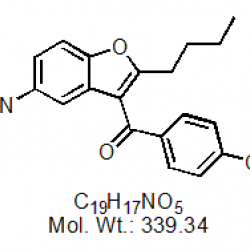 2-Butyl-3-(4-hydroxybenzoyl)-5-nitrobenzofuran