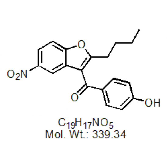 2-Butyl-3-(4-hydroxybenzoyl)-5-nitrobenzofuran