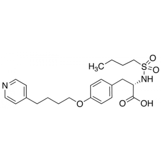 N-Butanesulfonyl-O-[4-(4-pyridinyl)-butyl]-(S)-tyrosine