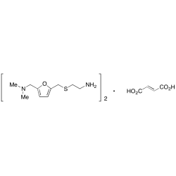 2-[[[5-[(Dimethylamino)methyl]furan-2-yl]methyl]sulphanyl]ethanamine Hemifumarate