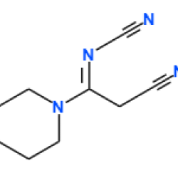 (2-cyano-1-(piperidin-1-yl)ethylidene)cyanamide