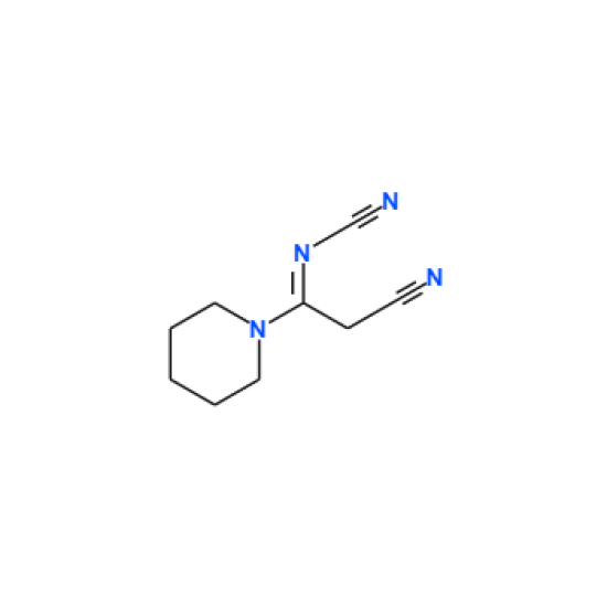 (2-cyano-1-(piperidin-1-yl)ethylidene)cyanamide