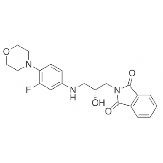 N-(3-Phthalimido-2-(R)-hydroxypropyl)-3-fluoro-4-(morpholinyl)aniline N-(3-Phthalimido-2-(R)-hydroxypropyl)-3-fluoro-4-(morpholinyl)aniline